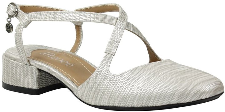 grey slingback sandals