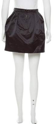 Miu Miu Silk Mini Skirt