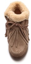 Thumbnail for your product : Koolaburra Fringe Moccasin Wedge Booties