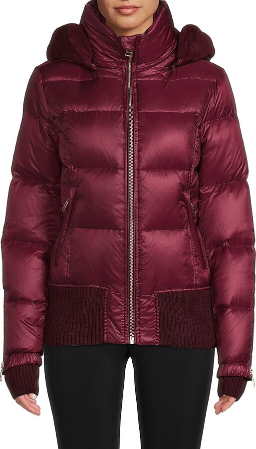 Nicole Benisti Moritz Faux Fur Trim Down Puffer Jacket ShopStyle