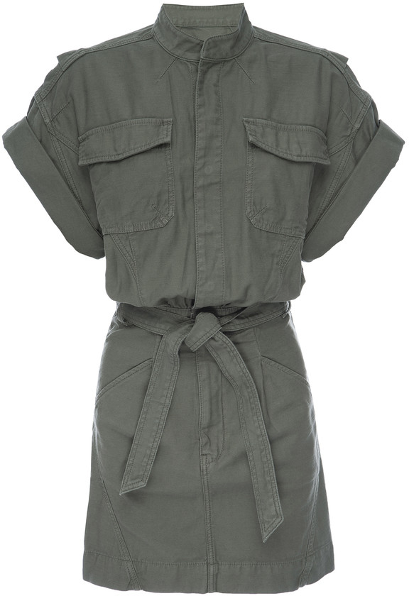 military shirt dress
