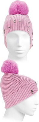 Saks Fifth Avenue Made in Italy Saks Fifth Avenue Women's 2-Piece Faux Fur Embellished Beanie & Gloves Set