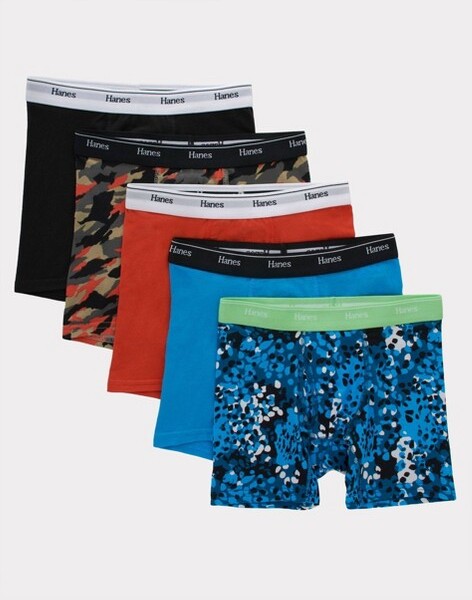 Hanes Toddler Boys' 10pk Pure Comfort Boxer Briefs - Colors May Vary 4T