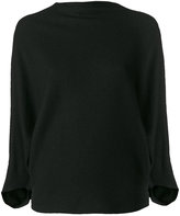 Thumbnail for your product : Chalayan draped boat neck top
