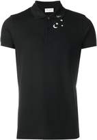 Thumbnail for your product : Saint Laurent star and moon print polo shirt