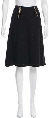 Mayle Embellished Knee-Length Skirt