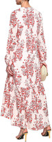 Thumbnail for your product : Borgo de Nor Floral-print Crepe De Chine Midi Dress