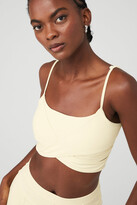 Thumbnail for your product : Alo Yoga Airbrush Enso Bra in White, Size: XS |