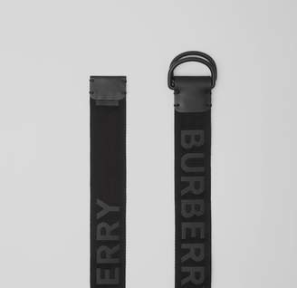 Burberry Logo Detail Double D-ring Belt