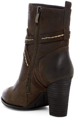 Antelope Strappy Stitched Leather Mid Boot