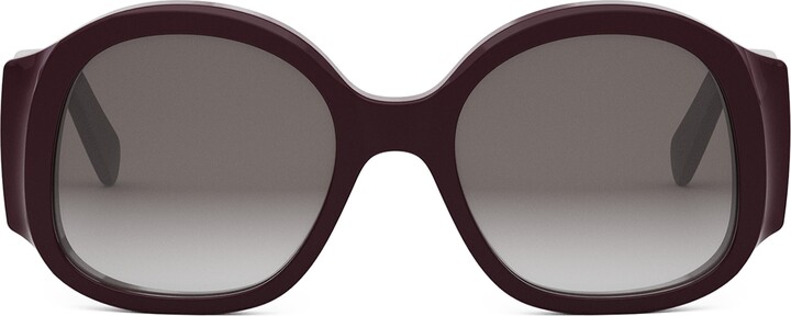 Celine Maxi Triomphe 54mm Round Sunglasses