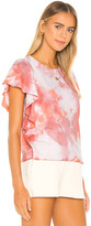Thumbnail for your product : Michael Stars Ariana Flutter Sleeve Pullover
