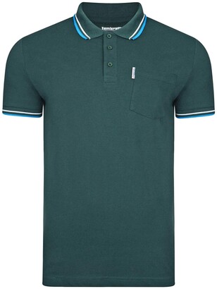 Lambretta Mens Pocket Polo Shirts Tipped Collar Cotton Summer T-Shirts UK S-4XL 