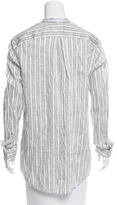 Thumbnail for your product : Gran Sasso Striped Long Sleeve Blouse w/ Tags