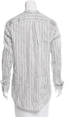 Gran Sasso Striped Long Sleeve Blouse w/ Tags
