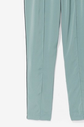 Nasty Gal Womens Maybe Tomorrow High-Waisted Jogger Trousers - Green - 6