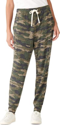Lucky Brand Women's Printed Brushed Hacci Jogger