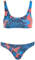 Thumbnail for your product : Topshop Floral crop bikini top