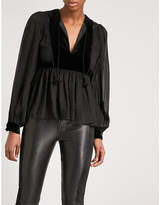 Thumbnail for your product : Ulla Johnson Riya crepe blouse