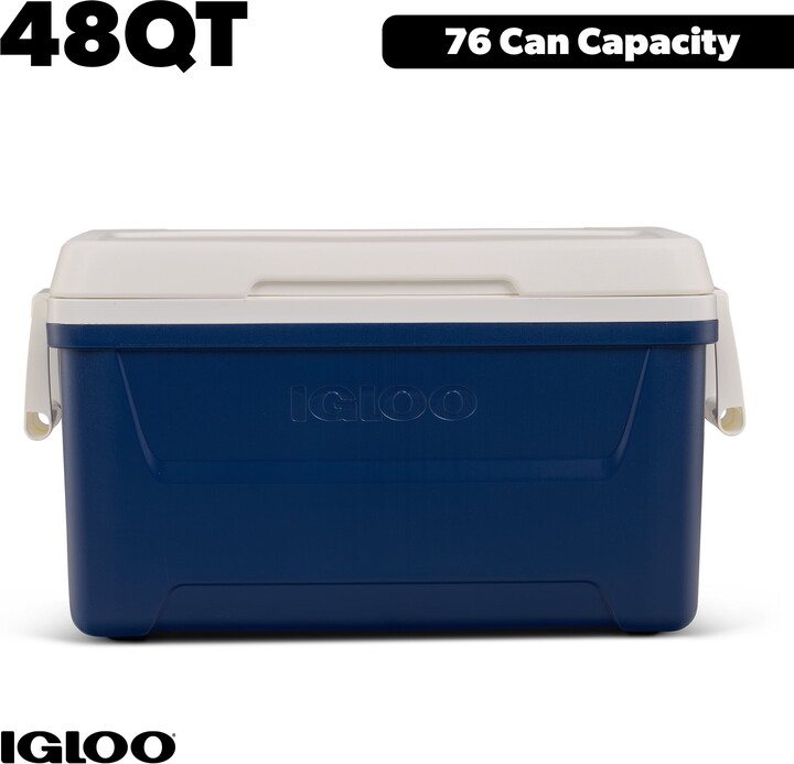 Igloo 48 QT Laguna Hard Sided Ice Chest Cooler, Navy