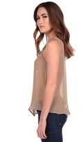 Thumbnail for your product : Romeo & Juliet Couture Bead Collar Sleeveless Top