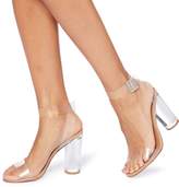Thumbnail for your product : Steve Madden Clearer -Sm Clear Strap Heel Court Shoes