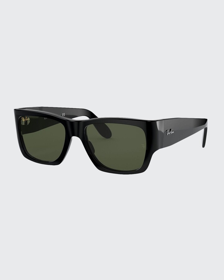 Ray-Ban Men's Thick Square Acetate Sunglasses - ShopStyle