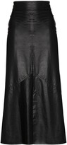 Thumbnail for your product : Isabel Marant High-Waist Faux Leather Skirt