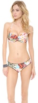 Thumbnail for your product : Luli Fama Isla Bonita Push-Up Bandeau Bikini Top