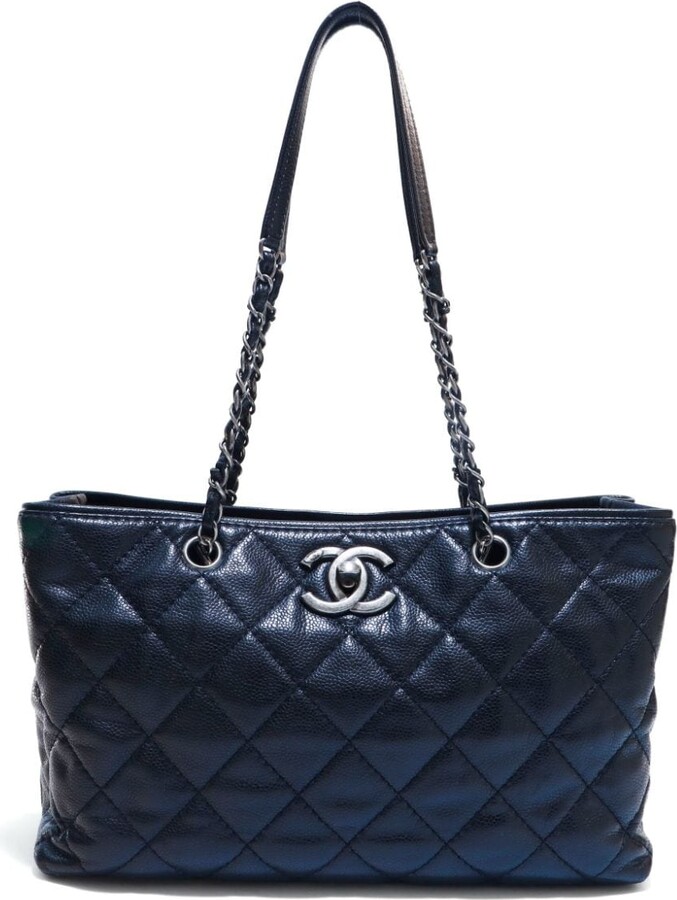 Chanel Pre Owned 2014-2015 CC diamond-quilted shoulder bag - ShopStyle