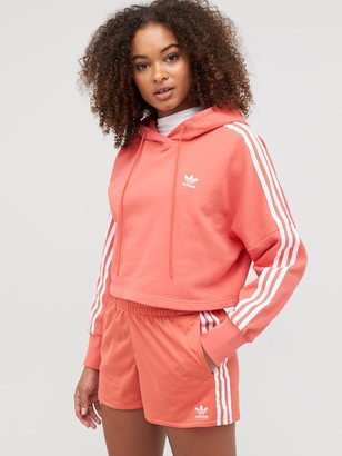 adidas Cropped Hoodie - Red - ShopStyle Activewear