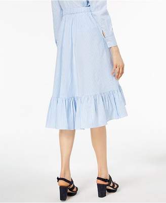 Jill Stuart Jill Ruffled Faux-Wrap Midi Skirt, Created for Macy's