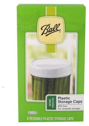 Ball 8ct Mason Jar Plastic Storage Caps - Wide Mouth