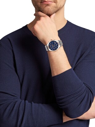 Emporio Armani 2-Piece Bi-Tone Stainless Steel Chrono Watch & Cufflinks Set  - ShopStyle