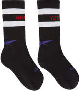 Thumbnail for your product : Vetements Black Reebok Edition Tennis Socks