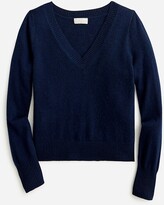 Thumbnail for your product : J.Crew Cashmere shrunken V-neck sweater