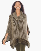 Thumbnail for your product : Chico's Josephine Faux-Fur Trim Poncho