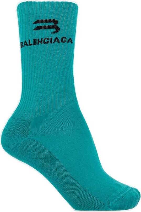 Balenciaga Men's Blue Socks | ShopStyle