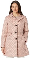 Thumbnail for your product : Kate Spade 3/4 Length Diamond Quilted Button Front Jacket