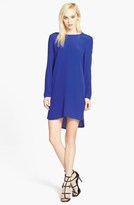 Thumbnail for your product : WAYF Long Sleeve Crepe Shift Dress