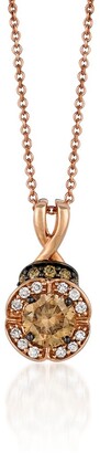 LeVian Grand Sample Sale 14K Strawberry Gold 0.79 Ct. Tw. Diamond Pendant Necklace
