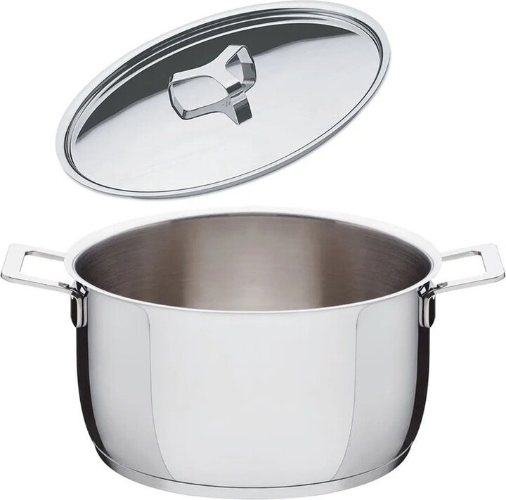 Alessi Pots&Pans Two Handles With Lid Casserole
