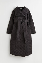 Thumbnail for your product : H&M MAMA Quilted Tie-belt Coat