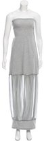 Thumbnail for your product : Brunello Cucinelli Strapless Midi Dress w/ Tags