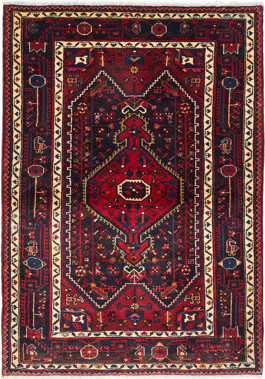 Wildon Home Anatolian Vintage Navy Rug 4'2 x 5'11