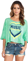 Thumbnail for your product : 291 Music" Cropped Boxy Tee