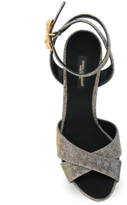 Dolce & Gabbana Platform Ankle Strap Sandals