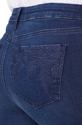 NYDJ Sheri Slim Foil Back Pocket Jeans