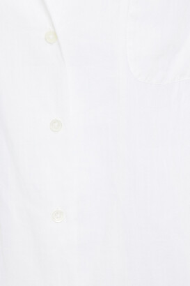 James Perse Ramie And Cotton-blend Shirt