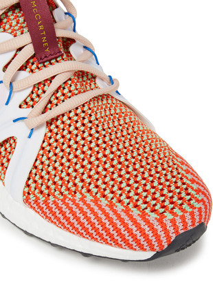 adidas by Stella McCartney Rubber-trimmed Stretch-knit Sneakers